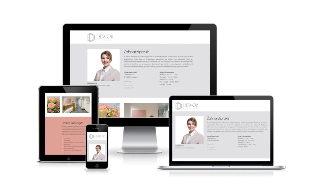 Website-Portfolio Iris Eigenmann | Dewor Zahnarztpraxis | Website