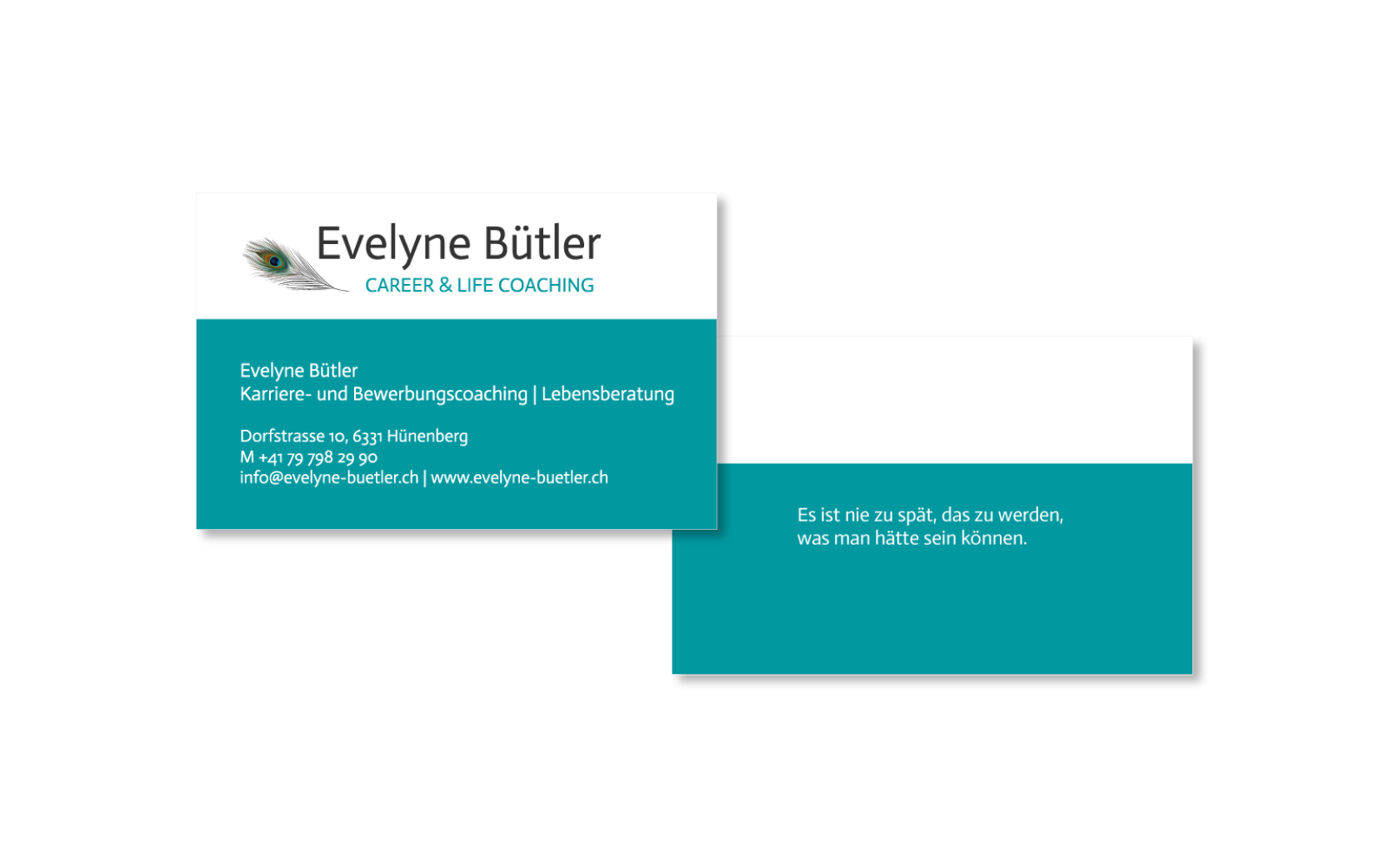 Website-Portfolio Iris Eigenmann | Evelyne Bütler | Visitenkarte
