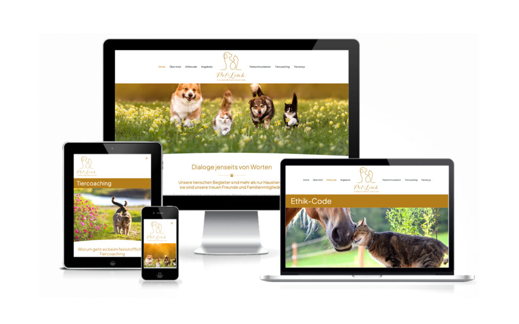 Website-Portfolio Iris Eigenmann | Pet Link Tierkommunikation - Mirella Gaspare | Website