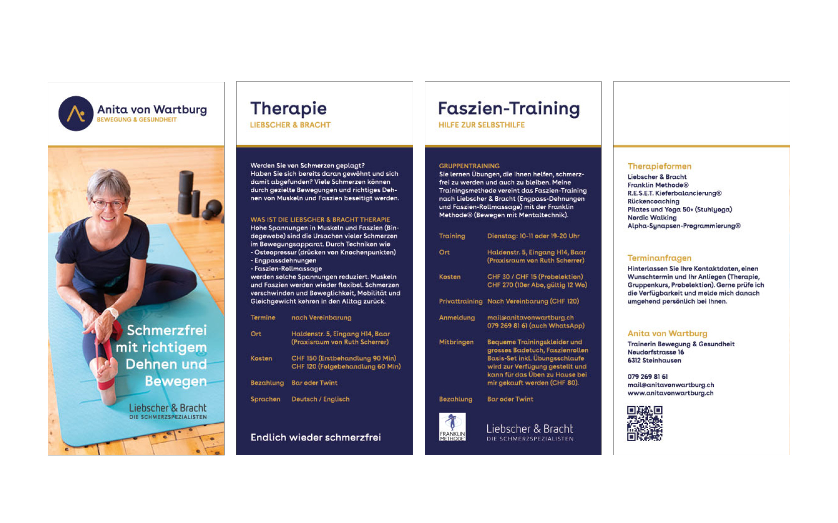 Grafik-Portfolio Iris Eigenmann | Anita von Wartburg | Flyer