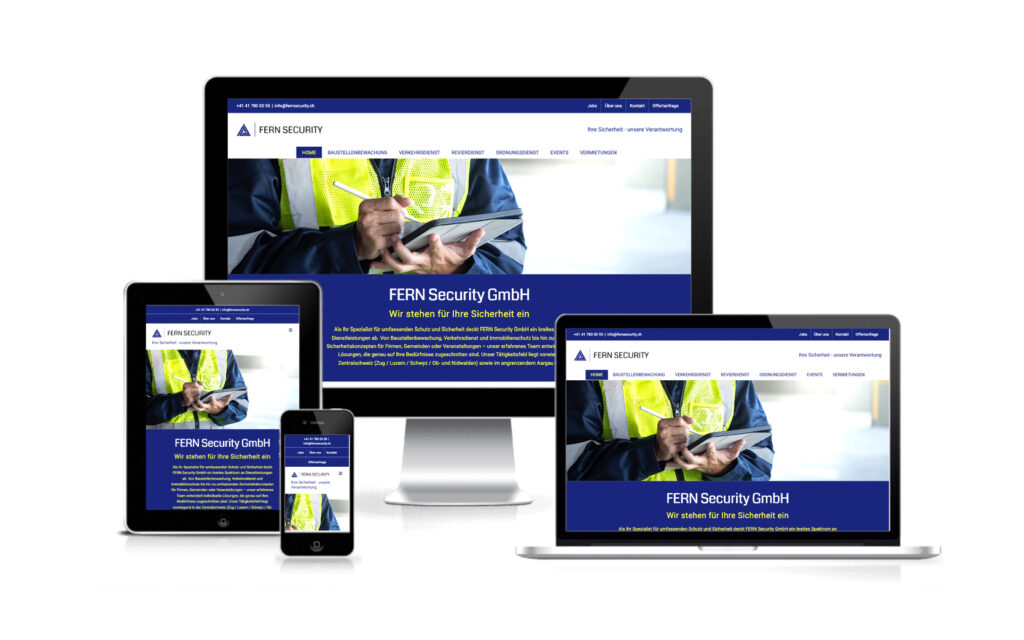 Website-Portfolio Iris Eigenmann | FERN Security GmbH | Website
