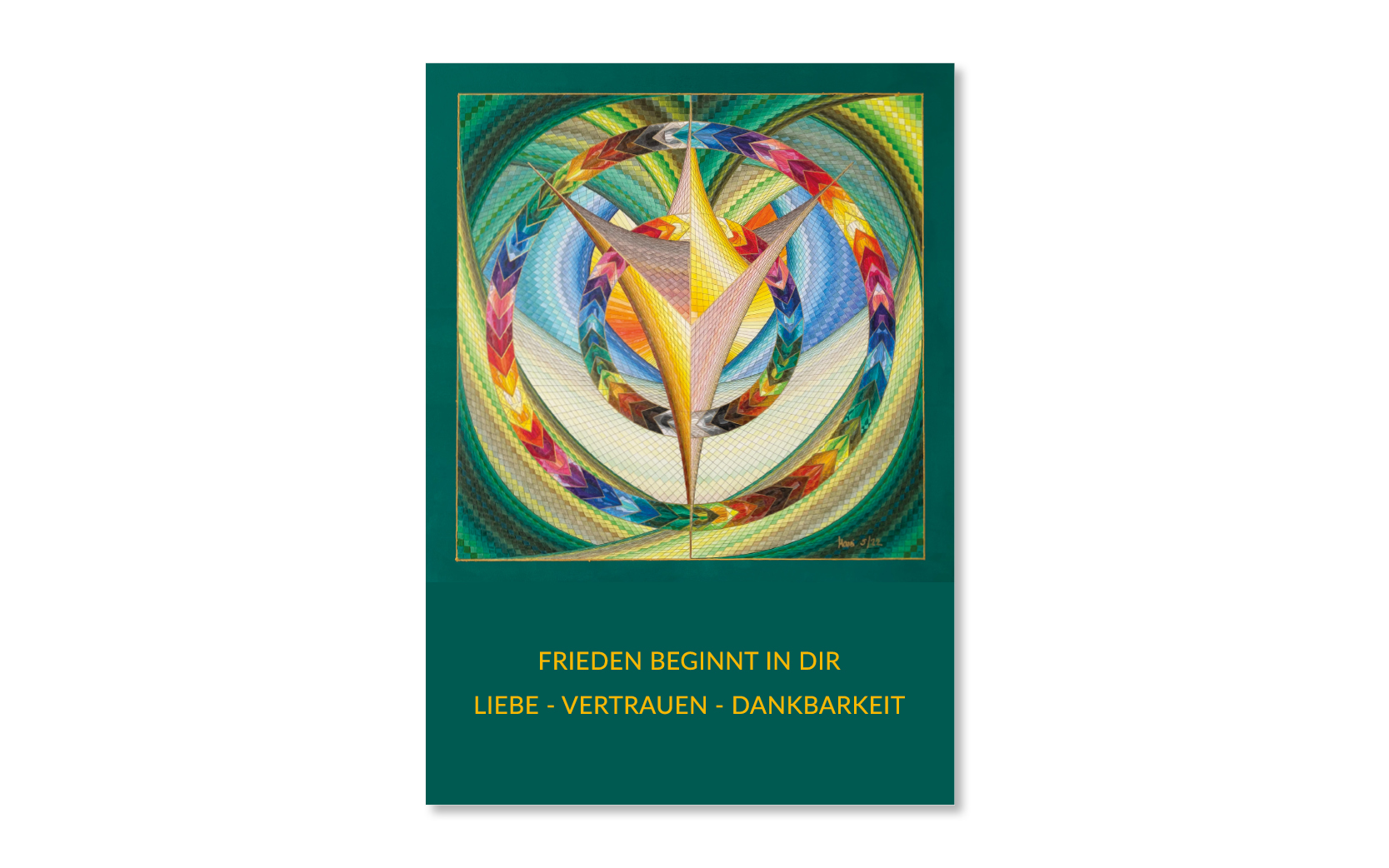 Grafik-Portfolio Iris Eigenmann | Herzbild Martina Reimann | Postkarte