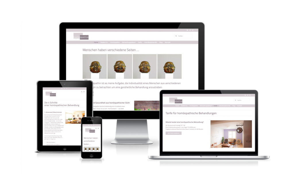 Website-Portfolio Iris Eigenmann | Homöopathie Mutschellen | Website