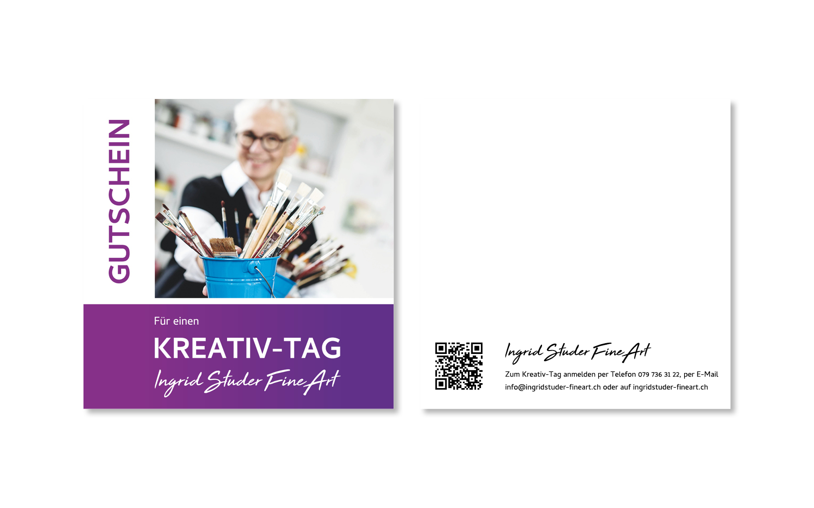 Grafik-Portfolio Iris Eigenmann | Ingrid Studer FineArt | Gutschein