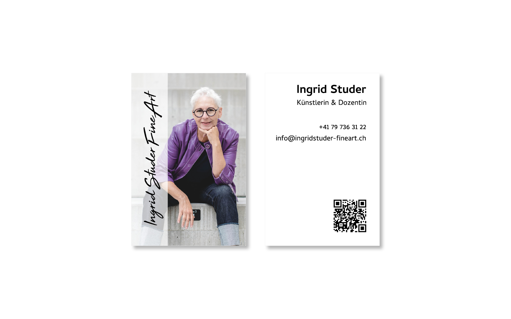 Grafik-Portfolio Iris Eigenmann | Ingrid Studer FineArt | Visitenkarte