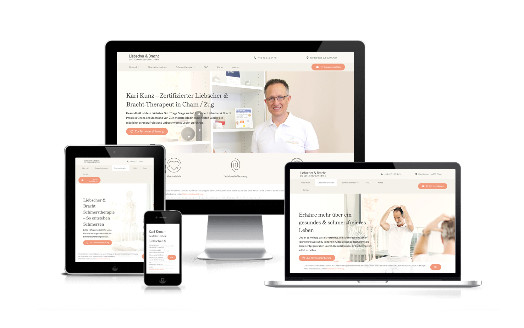 Website-Portfolio Iris Eigenmann | Liebscher Bracht Zug | Website