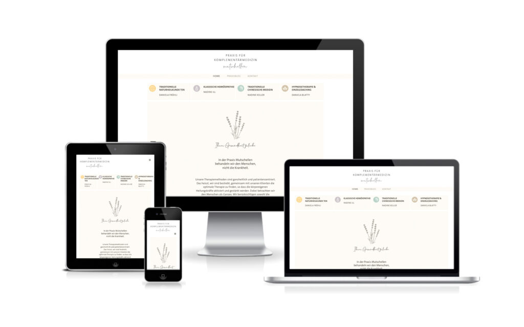 Website-Portfolio Iris Eigenmann | Praxis Mutschellen | Website