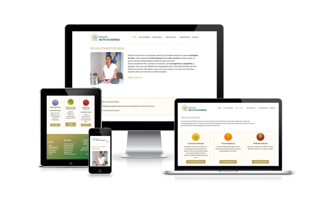 Website-Portfolio Iris Eigenmann | Praxis Ruth Scherrer | Website