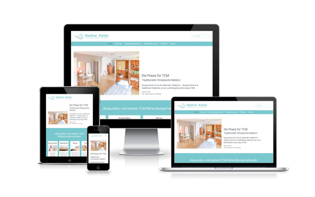 Website-Portfolio Iris Eigenmann | TCM Keller | Website