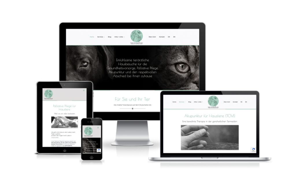 Website-Portfolio Iris Eigenmann | Tierarztpraxis Huber | Website