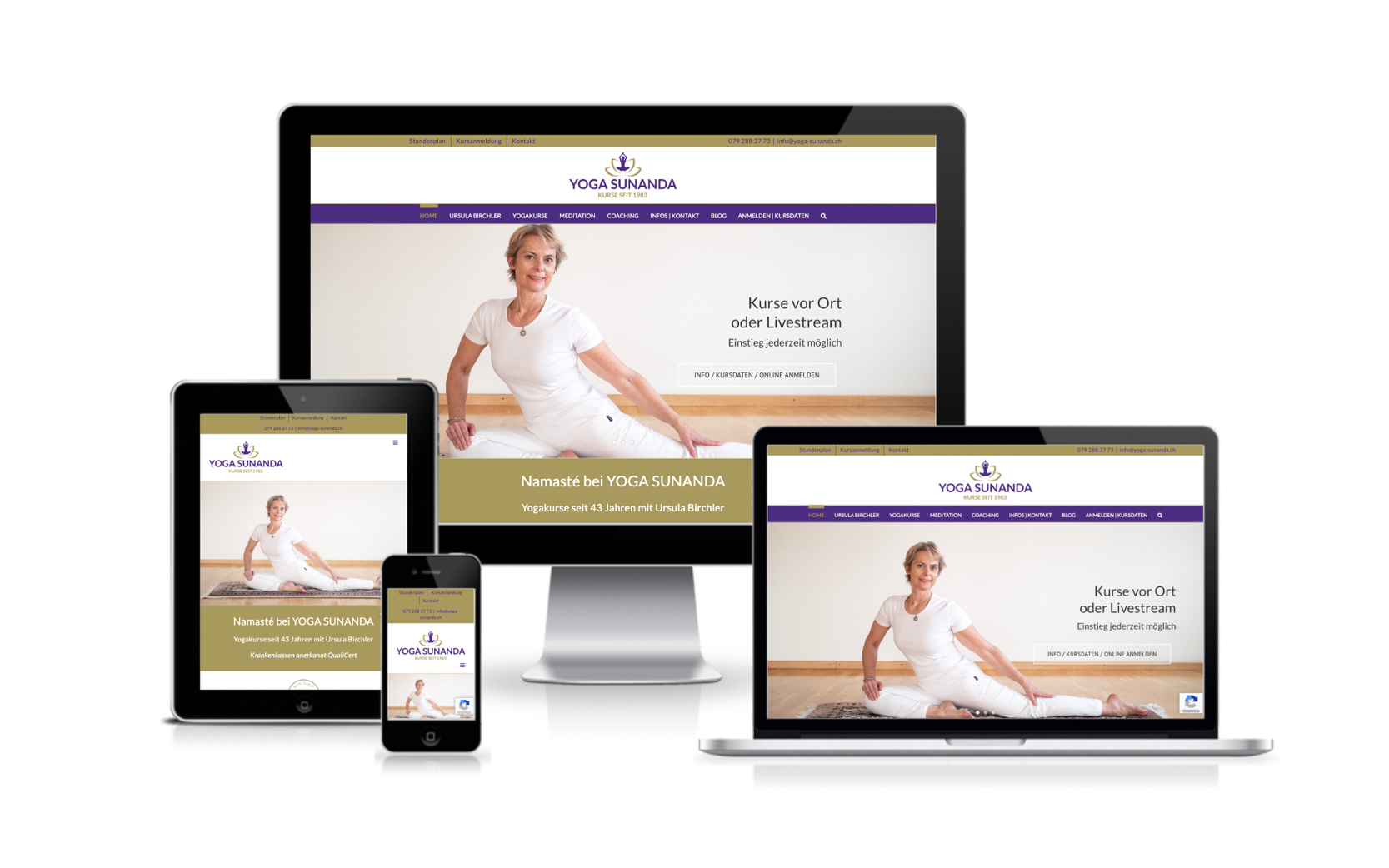 Website-Portfolio Iris Eigenmann | Yoga Sunanda | Website
