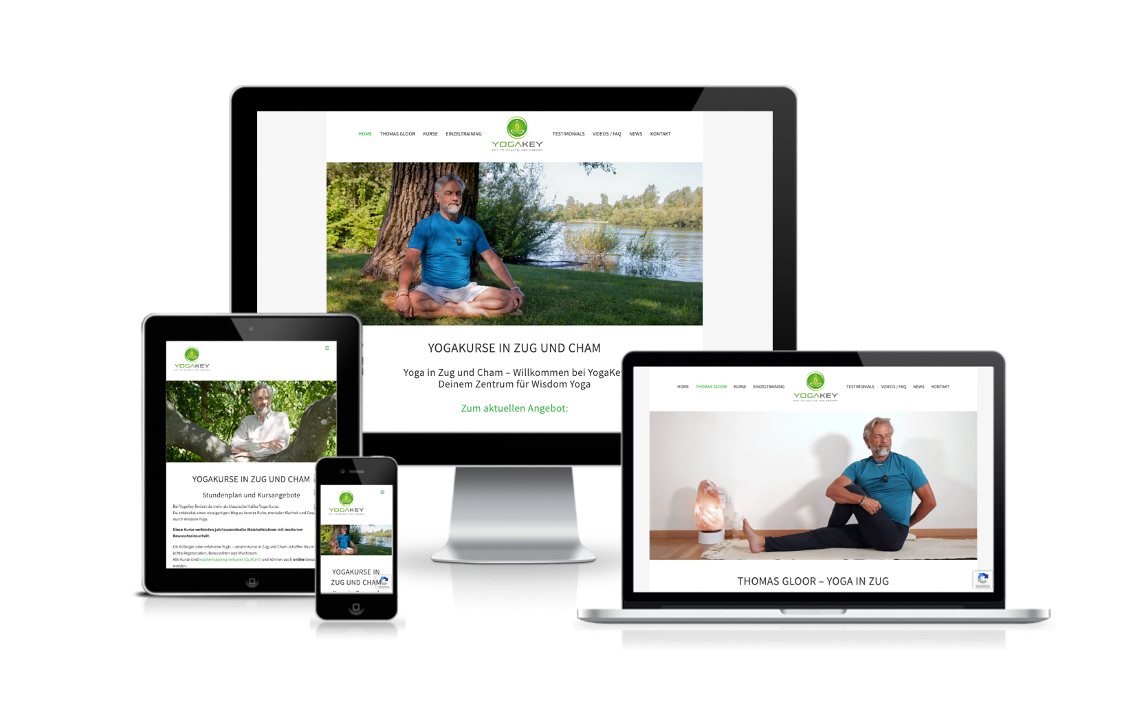 Website-Portfolio Iris Eigenmann | Yogakey Thomas Gloor | Website